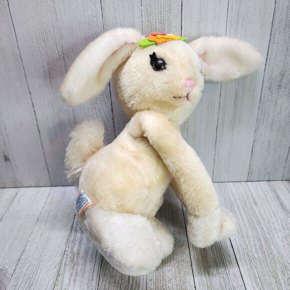 Vintage Dakin Bunny Rabbit Easter Plush Stuffed Animal 9'' Soft Toy - Picture 4 of 11